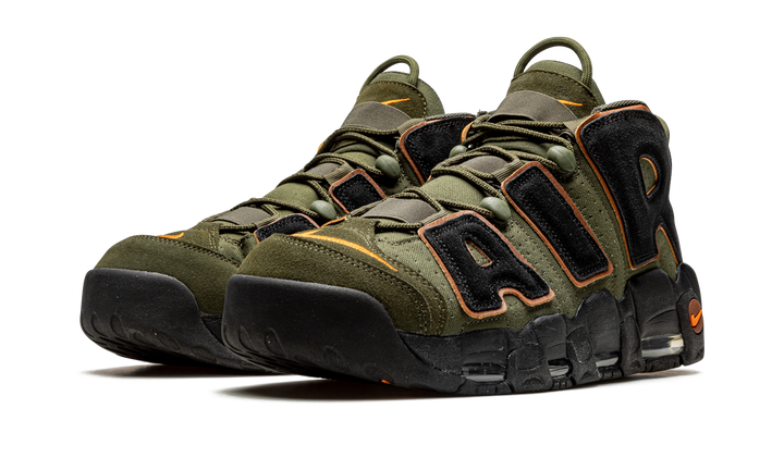 NIKE AIR MORE UPTEMPO 96 CARGO KHAKI &amp; BLACK