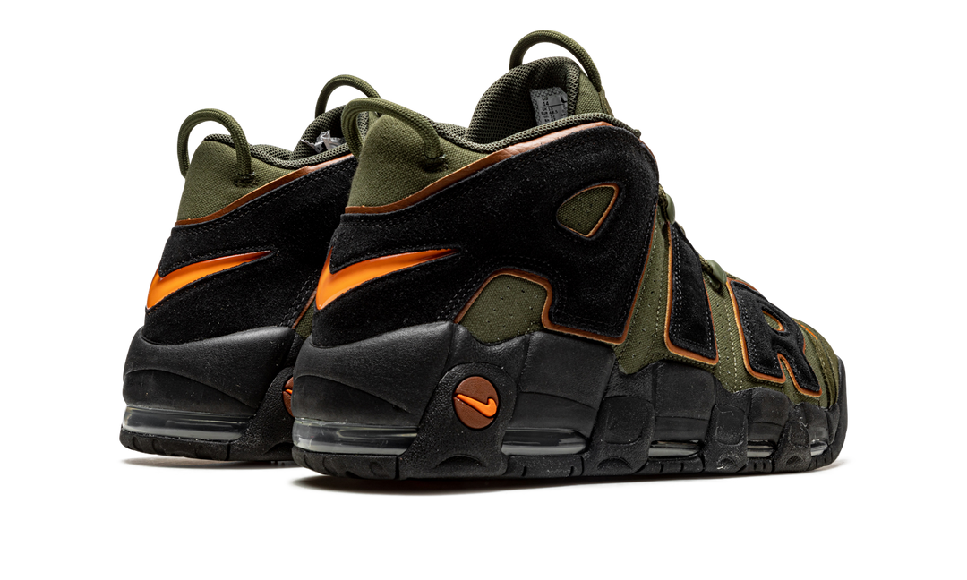 NIKE AIR MORE UPTEMPO 96 CARGO KHAKI &amp; BLACK