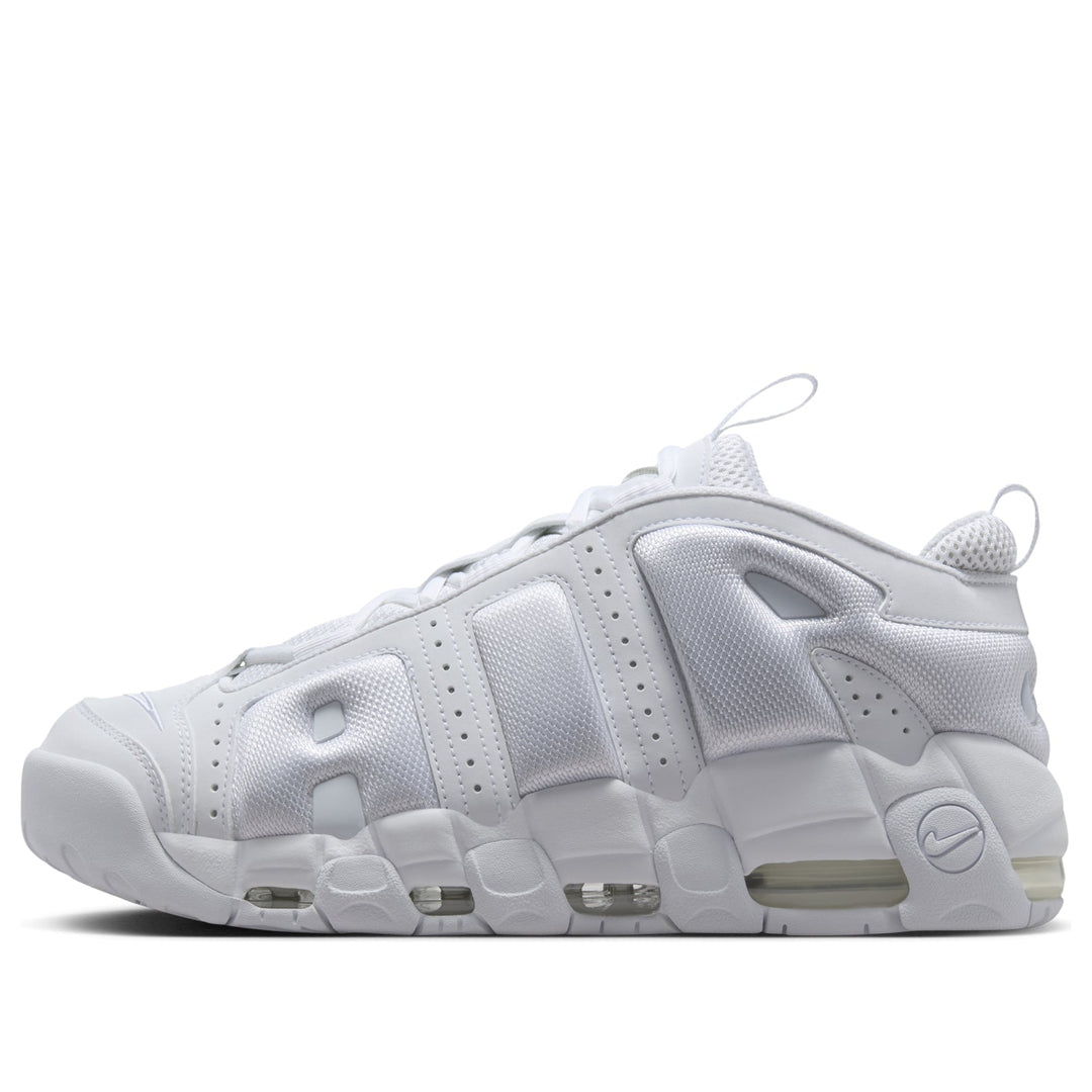 NIKE AIR MORE UPTEMPO LOW TRIPLE WHITE