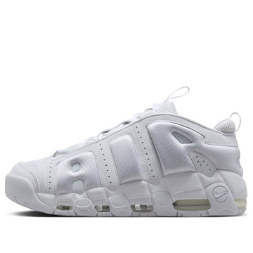 NIKE AIR MORE UPTEMPO LOW TRIPLE WHITE — Stock