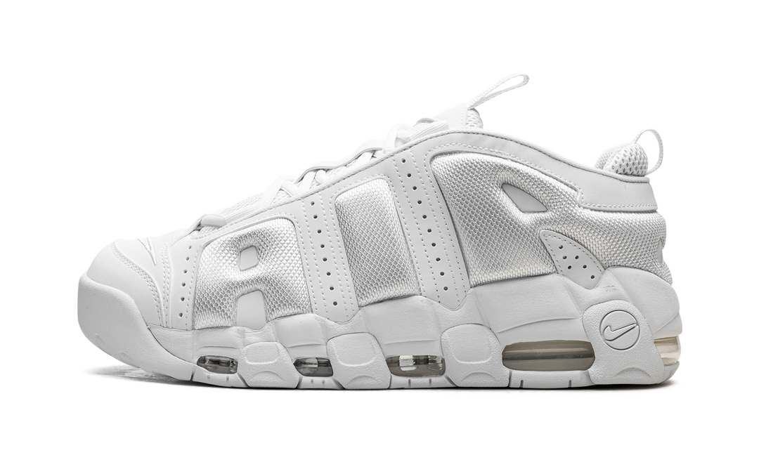 NIKE AIR MORE UPTEMPO LOW TRIPLE WHITE
