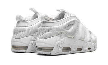 NIKE AIR MORE UPTEMPO LOW TRIPLE WHITE — Stock
