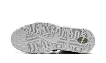NIKE AIR MORE UPTEMPO LOW TRIPLE WHITE — Stock