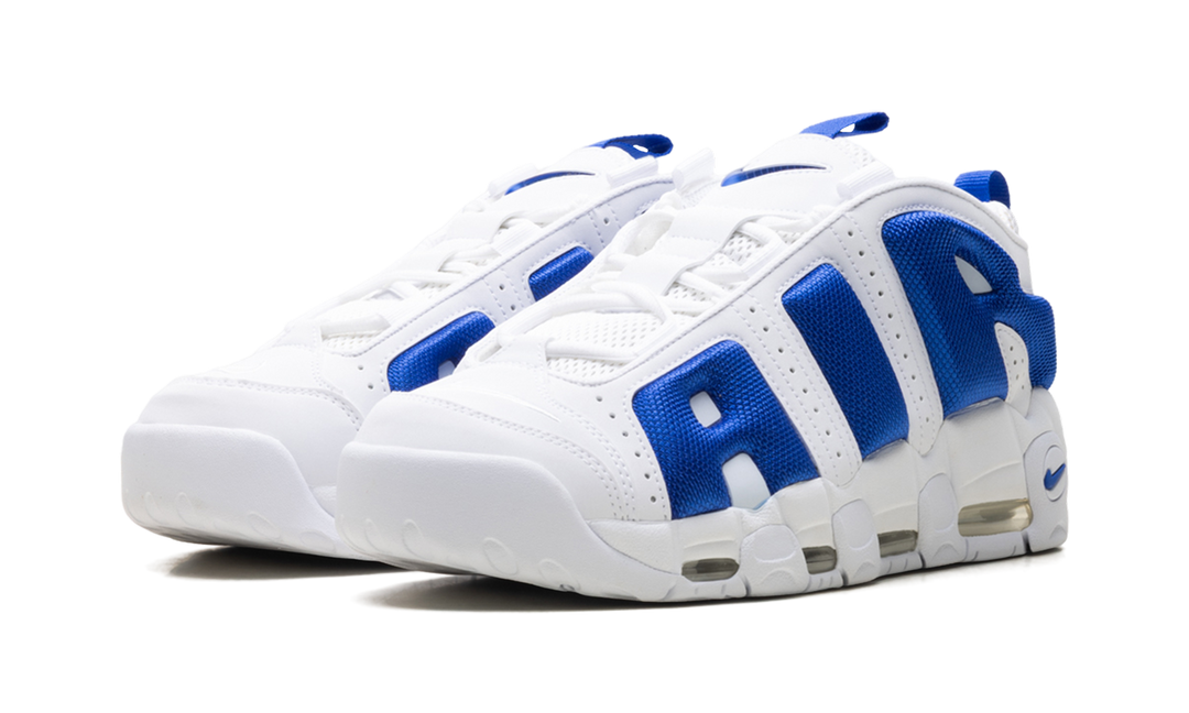 NIKE AIR MORE UPTEMPO LOW WHITE HYPER ROYAL