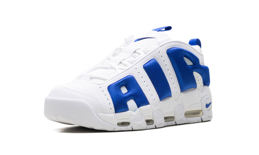 NIKE AIR MORE UPTEMPO LOW WHITE HYPER ROYAL