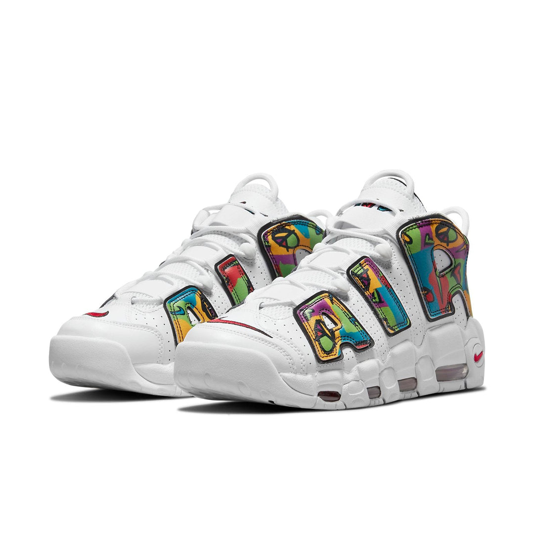 NIKE AIR MORE UPTEMPO PEACE LOVE SWOOSH