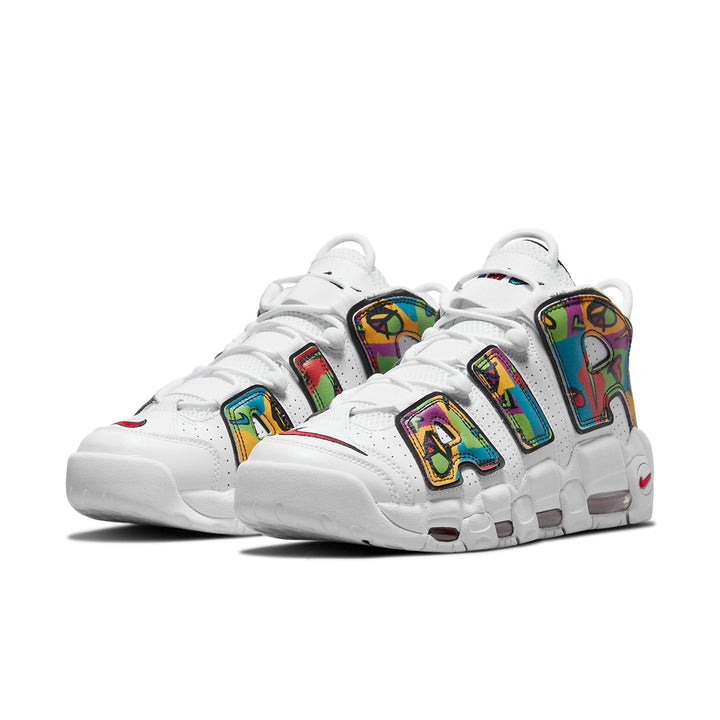 NIKE AIR MORE UPTEMPO PEACE LOVE SWOOSH