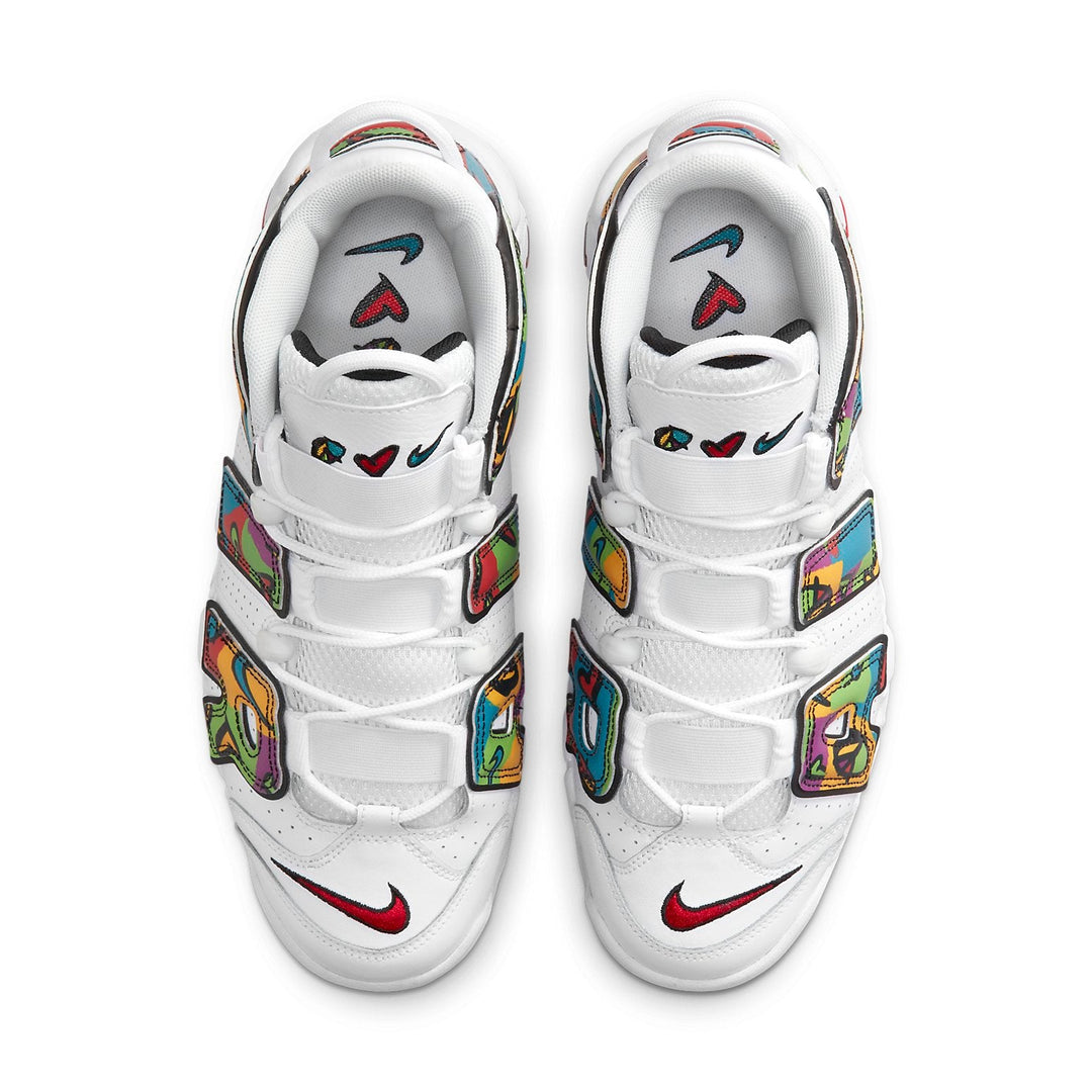 NIKE AIR MORE UPTEMPO PEACE LOVE SWOOSH