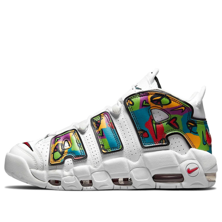 NIKE AIR MORE UPTEMPO PEACE LOVE SWOOSH