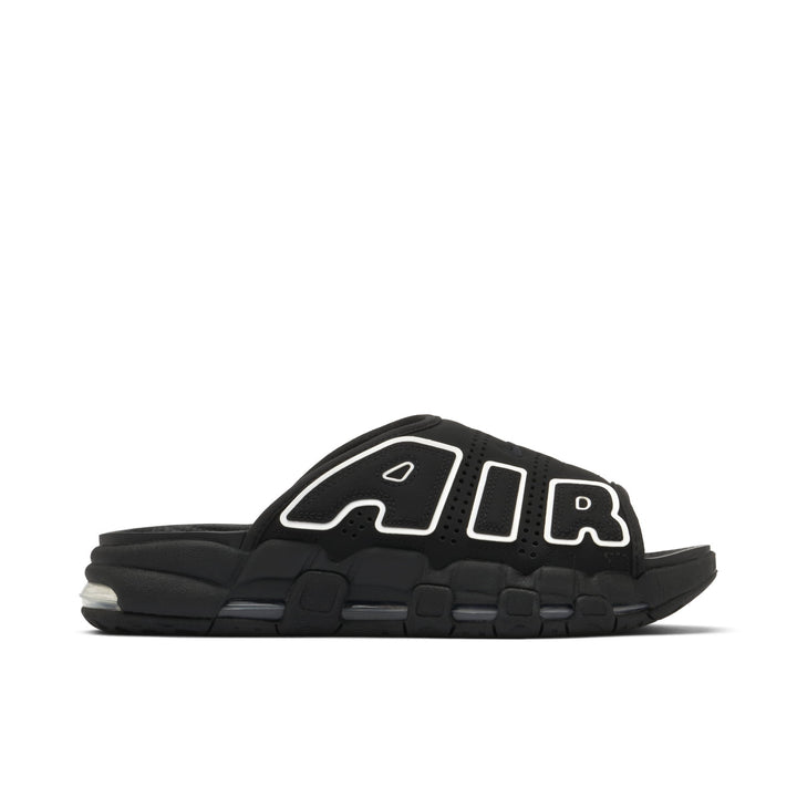 NIKE AIR MORE UPTEMPO SLIDE OG BLACK WHITE