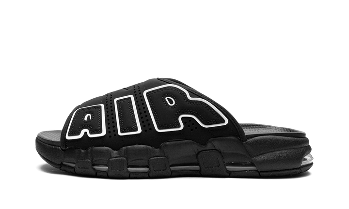 NIKE AIR MORE UPTEMPO SLIDE OG BLACK WHITE
