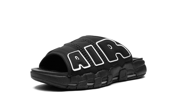 NIKE AIR MORE UPTEMPO SLIDE OG BLACK WHITE