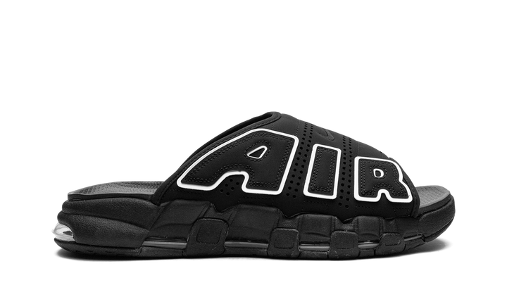 NIKE AIR MORE UPTEMPO SLIDE OG BLACK WHITE