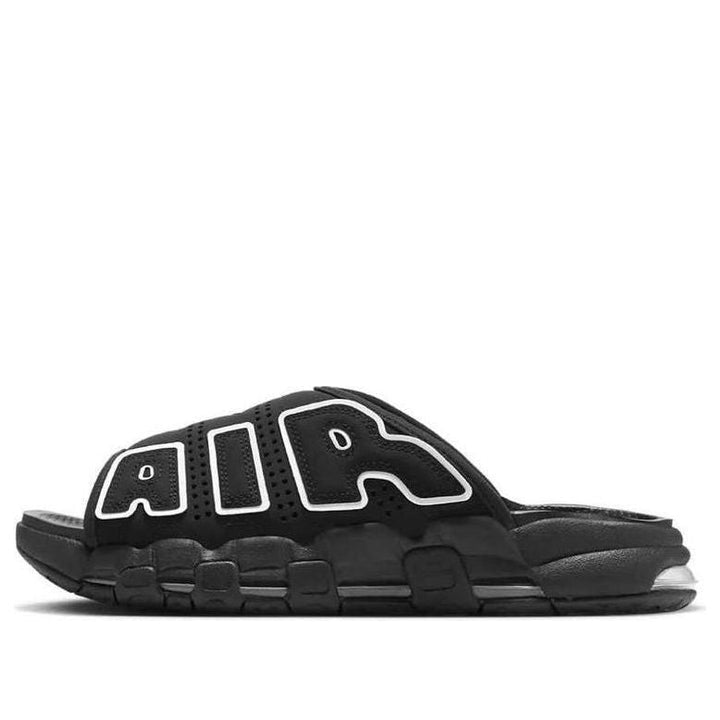 NIKE AIR MORE UPTEMPO SLIDE OG BLACK WHITE