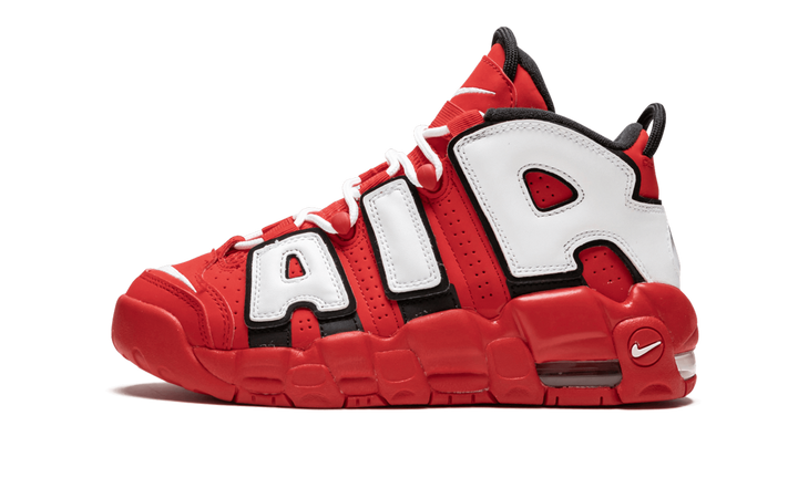 NIKE AIR MORE UPTEMPO UNIVERSITY RED BLACK WHITE GS