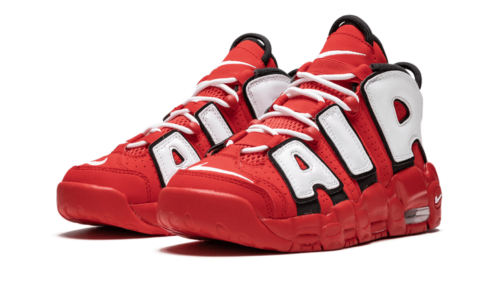 NIKE AIR MORE UPTEMPO UNIVERSITY RED BLACK WHITE GS