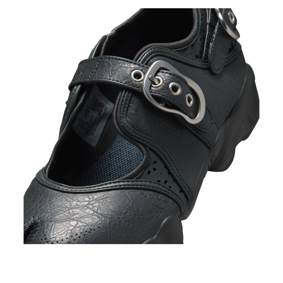 NIKE AIR RIFT LEATHER ANTHRACITE METALLIC SILVER WOMENS