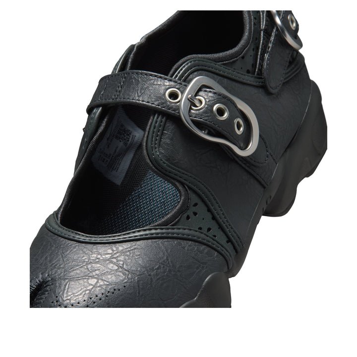 NIKE AIR RIFT LEATHER ANTHRACITE METALLIC SILVER WOMENS