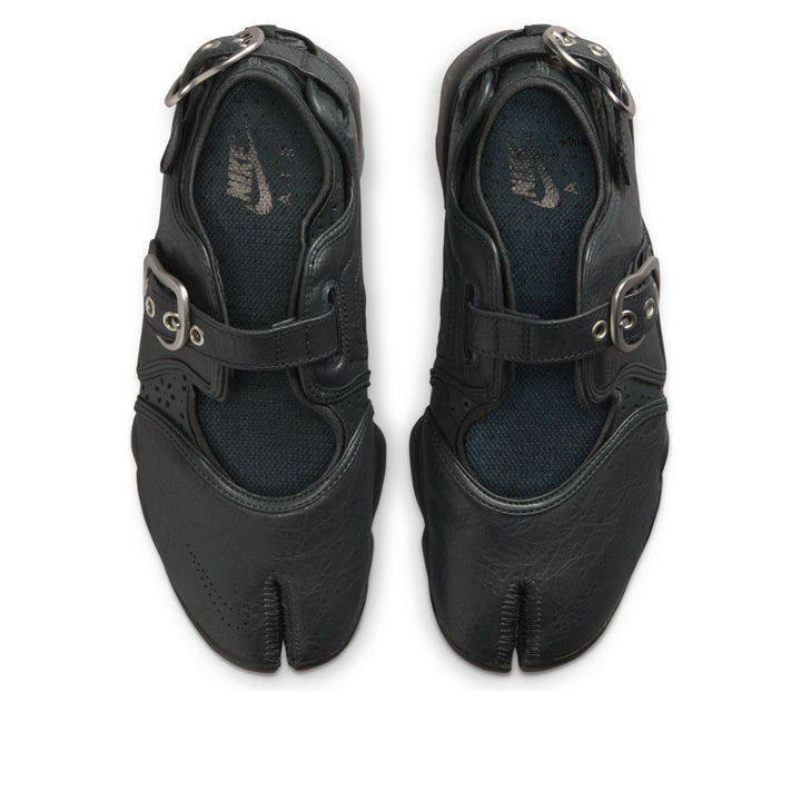 NIKE AIR RIFT LEATHER ANTHRACITE METALLIC SILVER WOMENS