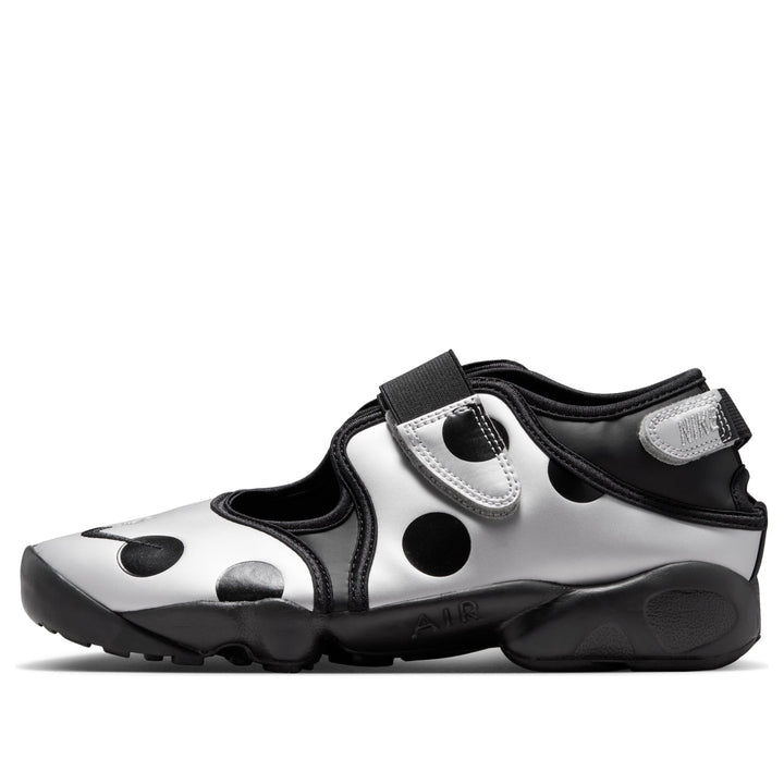 NIKE AIR RIFT POLKA DOTS BLACK METALLIC SILVER WOMENS