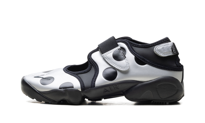 NIKE AIR RIFT POLKA DOTS BLACK METALLIC SILVER WOMENS