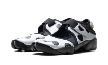 NIKE AIR RIFT POLKA DOTS BLACK METALLIC SILVER WOMENS — Stock