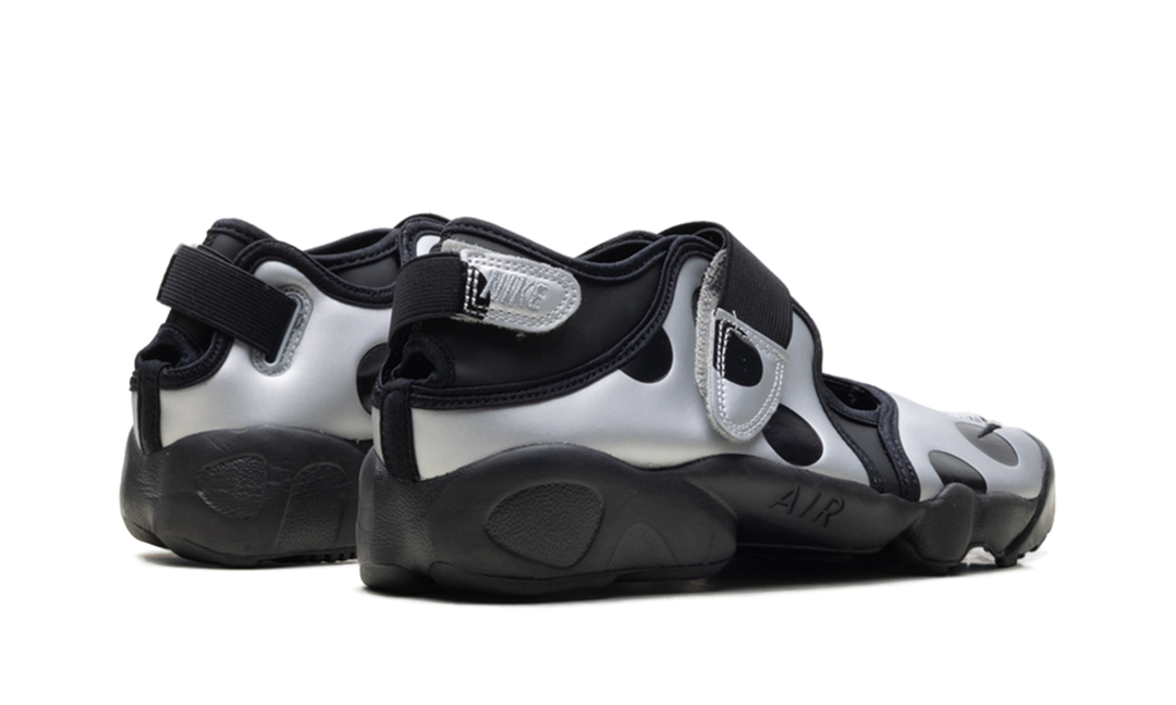 NIKE AIR RIFT POLKA DOTS BLACK METALLIC SILVER WOMENS