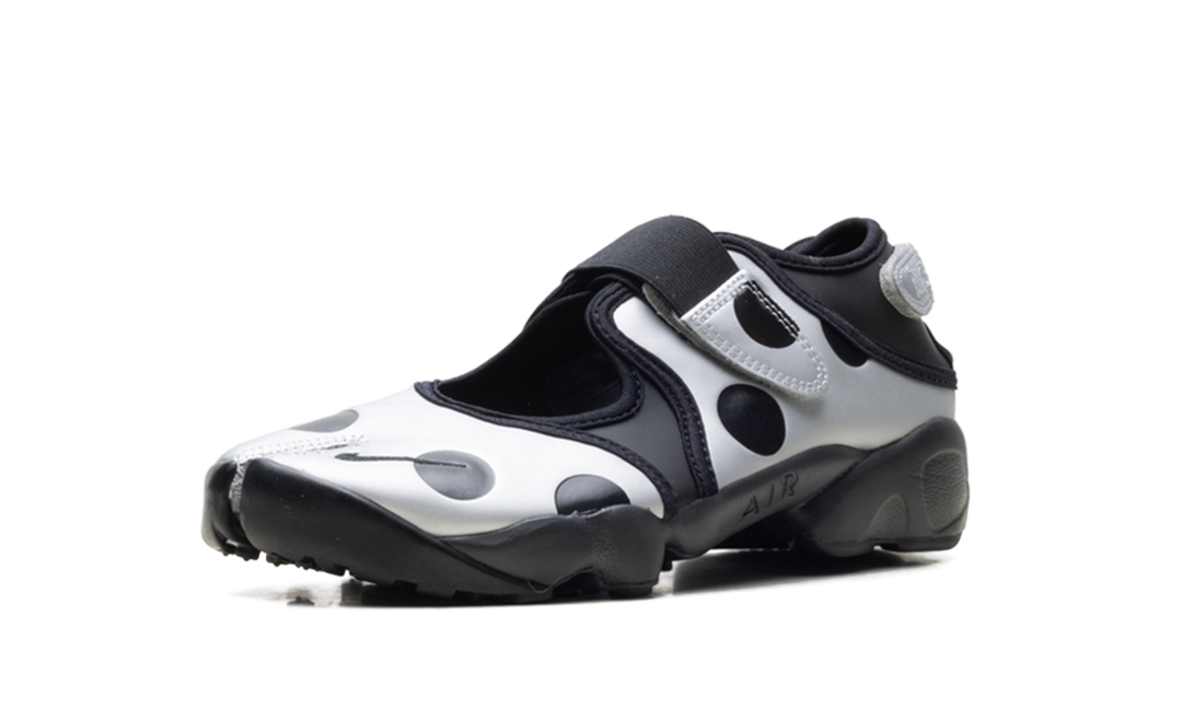 NIKE AIR RIFT POLKA DOTS BLACK METALLIC SILVER WOMENS