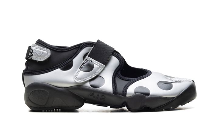 NIKE AIR RIFT POLKA DOTS BLACK METALLIC SILVER WOMENS