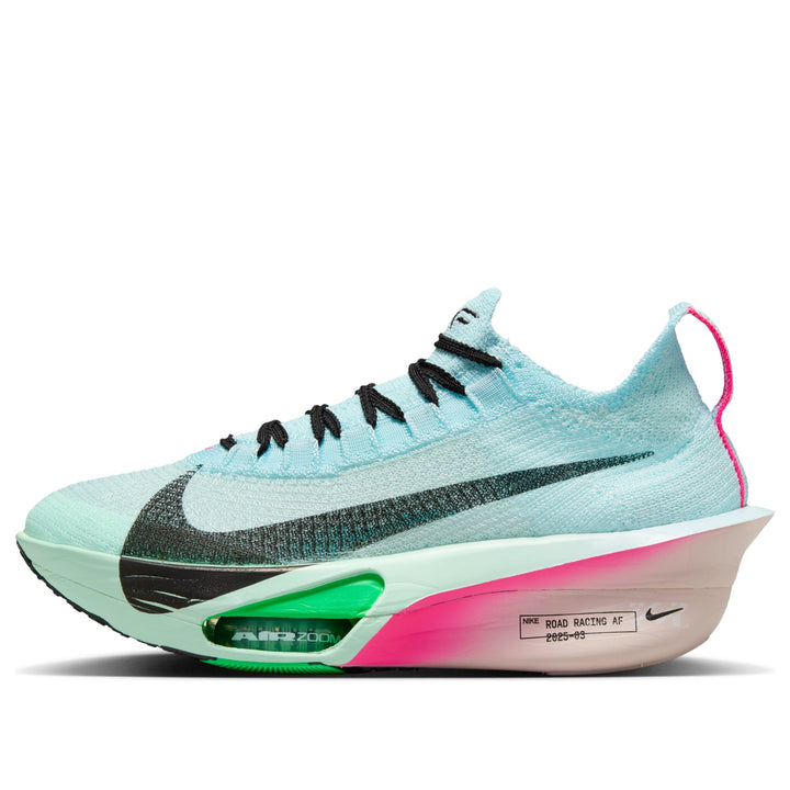 NIKE AIR ZOOM ALPHAFLY NEXT% 3 GLACIER BLUE MINT FOAM GREEN SHOCK BLACK WOMENS