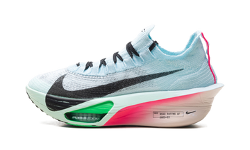 NIKE AIR ZOOM ALPHAFLY NEXT% 3 GLACIER BLUE MINT FOAM GREEN SHOCK BLACK WOMENS — Stock
