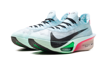 NIKE AIR ZOOM ALPHAFLY NEXT% 3 GLACIER BLUE MINT FOAM GREEN SHOCK BLACK WOMENS — Stock