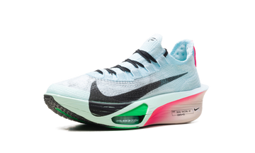 NIKE AIR ZOOM ALPHAFLY NEXT% 3 GLACIER BLUE MINT FOAM GREEN SHOCK BLACK WOMENS — Stock