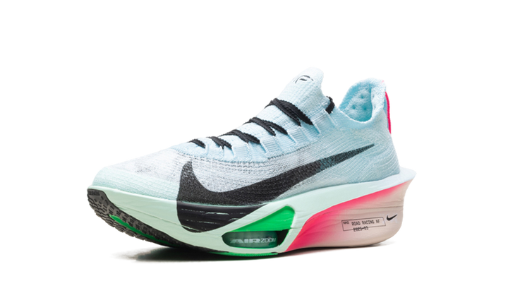 NIKE AIR ZOOM ALPHAFLY NEXT% 3 GLACIER BLUE MINT FOAM GREEN SHOCK BLACK WOMENS