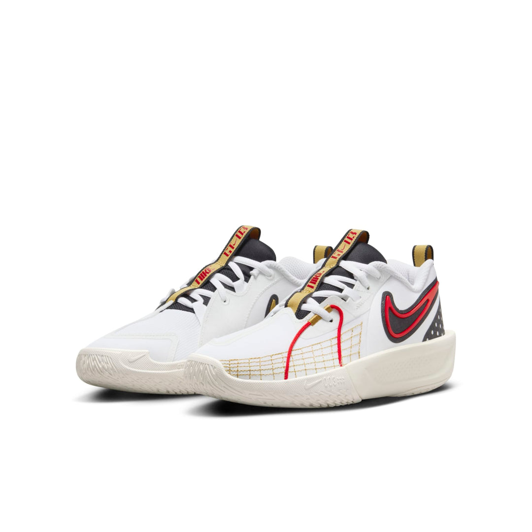 NIKE AIR ZOOM GT CUT 3 WHITE BLACK UNIVERSITY RED GS