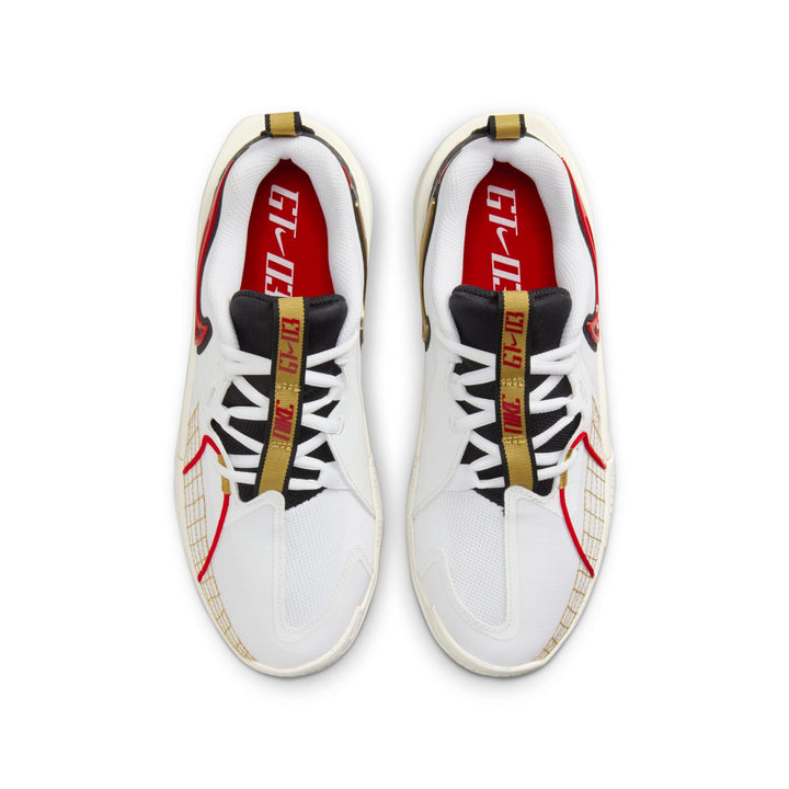 NIKE AIR ZOOM GT CUT 3 WHITE BLACK UNIVERSITY RED GS