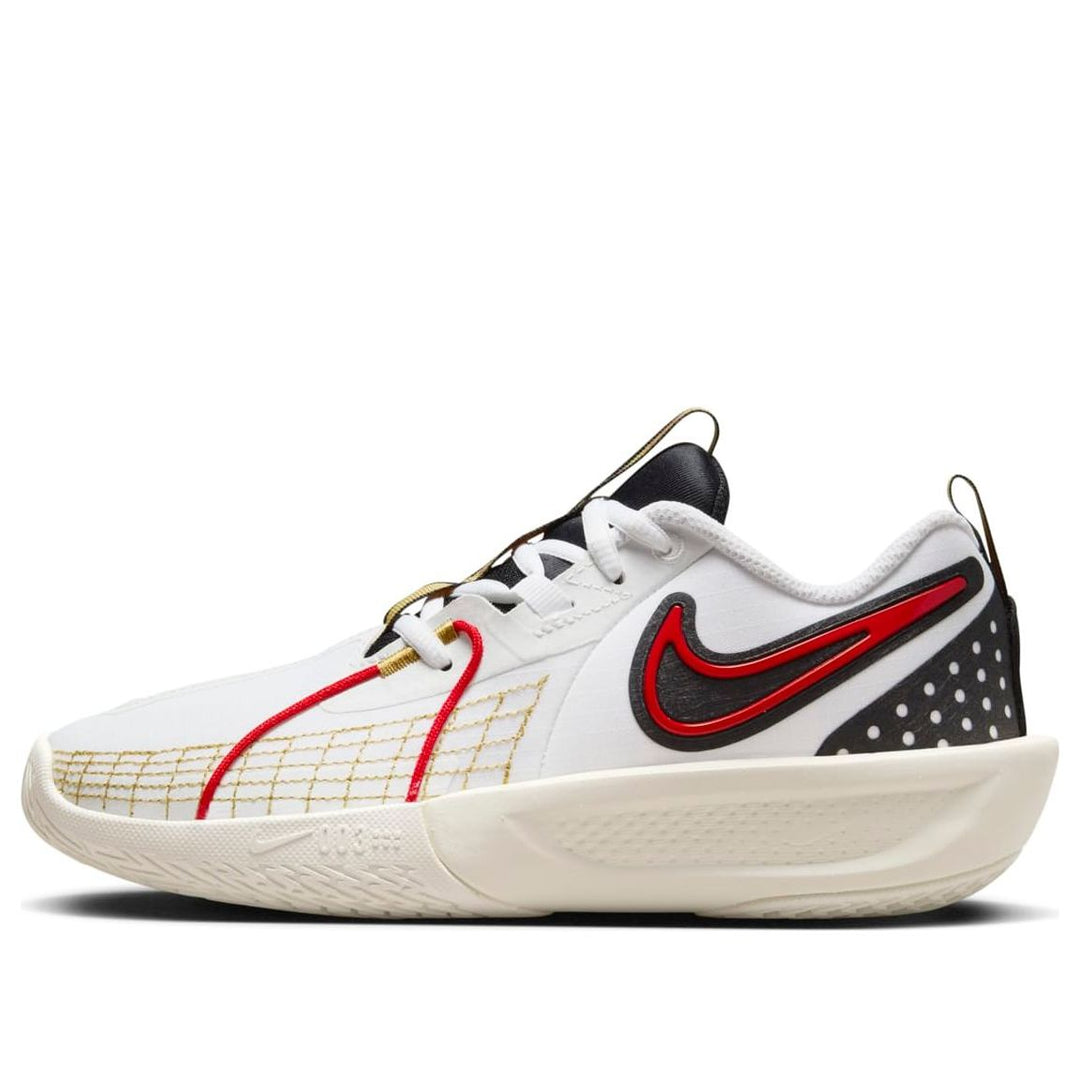 NIKE AIR ZOOM GT CUT 3 WHITE BLACK UNIVERSITY RED GS