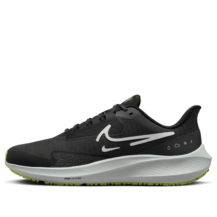NIKE AIR ZOOM PEGASUS 39 SHIELD BLACK DARK SMOKE GREY VOLT