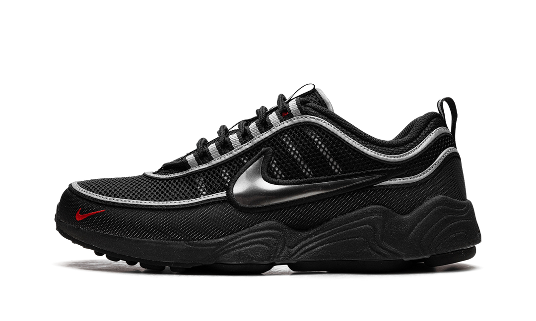 NIKE AIR ZOOM SPIRIDON BLACK METALLIC SILVER
