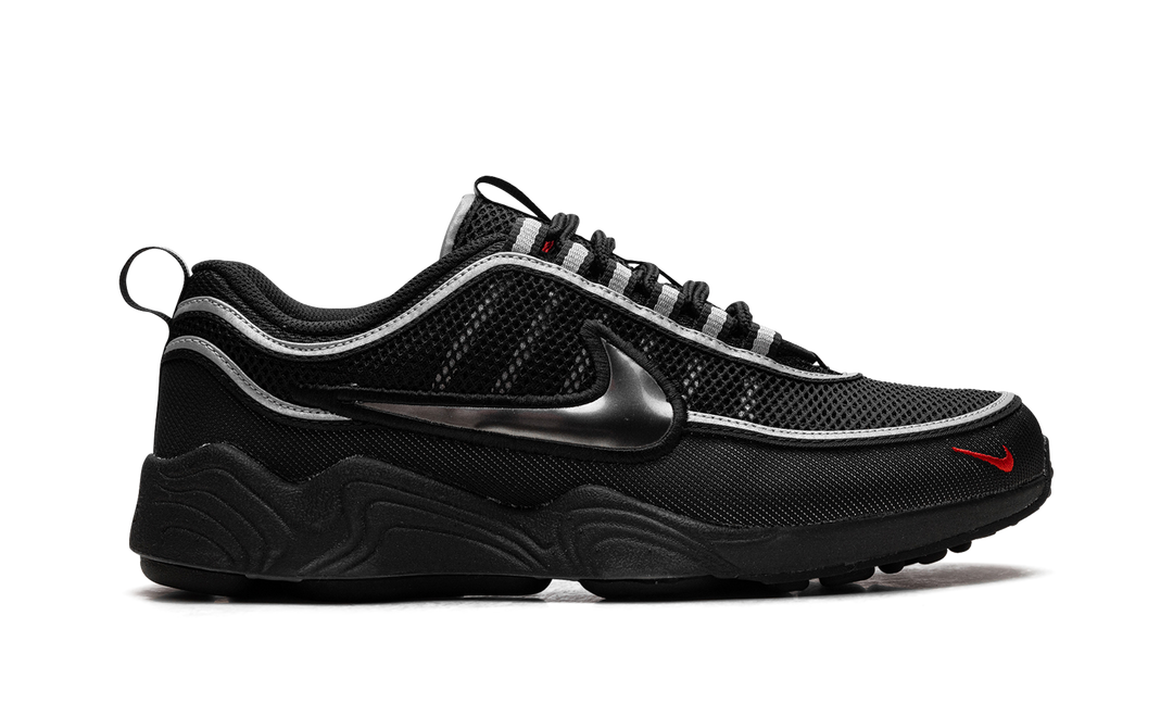 NIKE AIR ZOOM SPIRIDON BLACK METALLIC SILVER