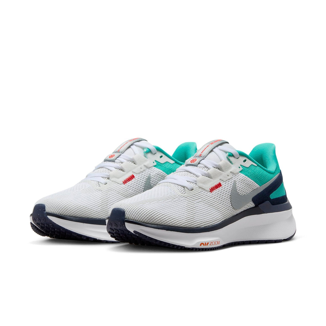 NIKE AIR ZOOM STRUCTURE 25 WHITE CLEAR JADE WOMENS