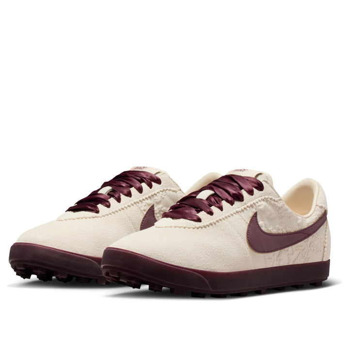 NIKE ASTRO GRABBER LEATHER SE LIGHT CREAM BURGUNDY CRUSH WOMENS