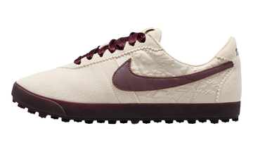 NIKE ASTRO GRABBER LEATHER SE LIGHT CREAM BURGUNDY CRUSH WOMENS — Stock