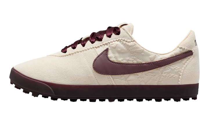 NIKE ASTRO GRABBER LEATHER SE LIGHT CREAM BURGUNDY CRUSH WOMENS