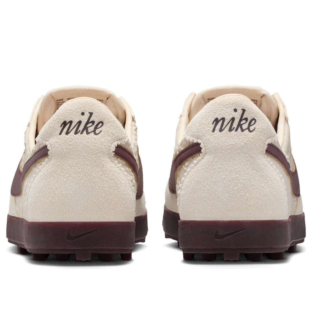 NIKE ASTRO GRABBER LEATHER SE LIGHT CREAM BURGUNDY CRUSH WOMENS