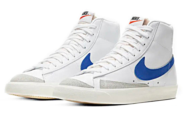 NIKE BLAZER 77 MID WHITE RACER BLUE WOMENS