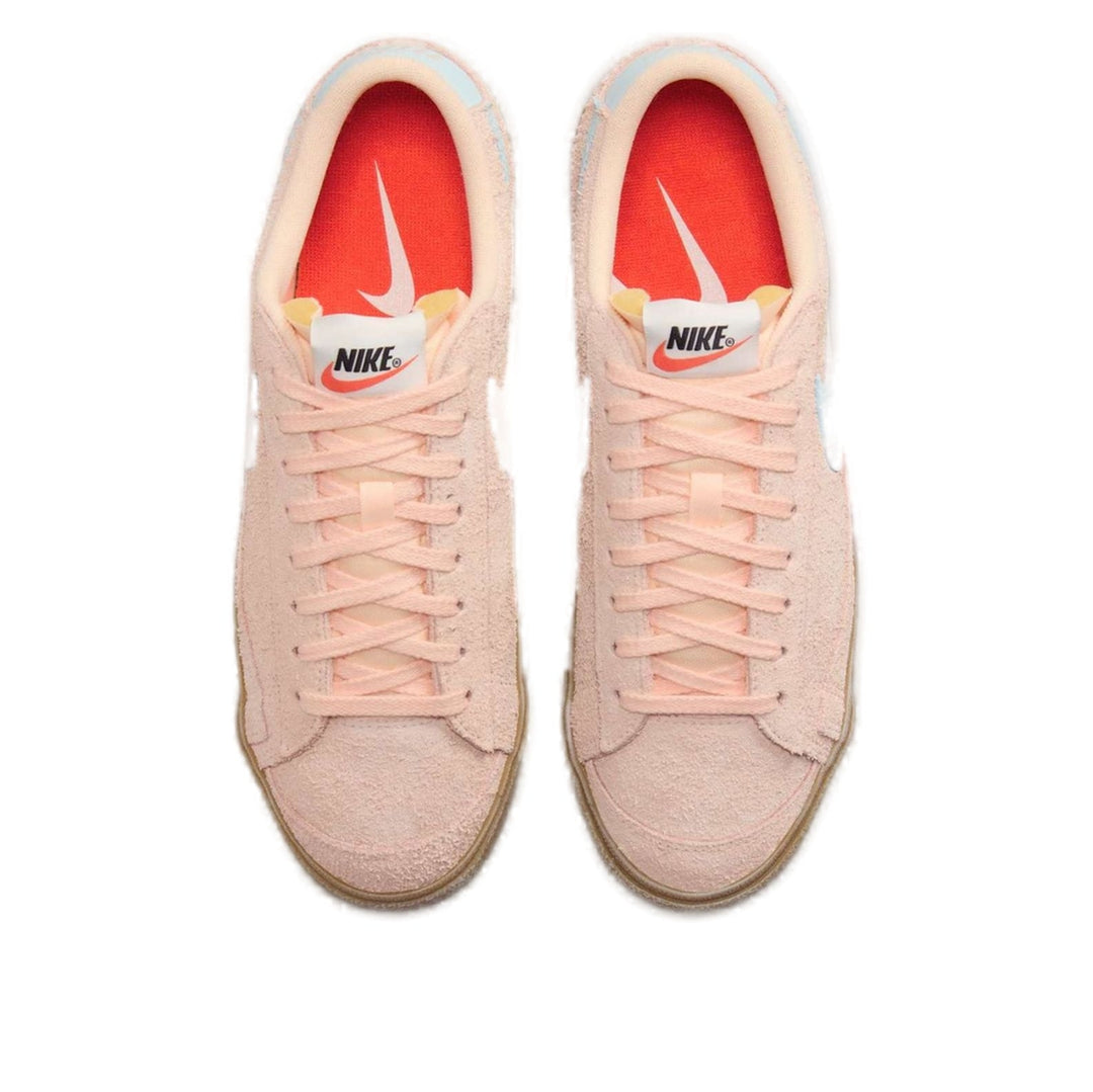 NIKE BLAZER LOW 77 VINTAGE CRIMSON TINT GLACIER BLUE (WOMEN&