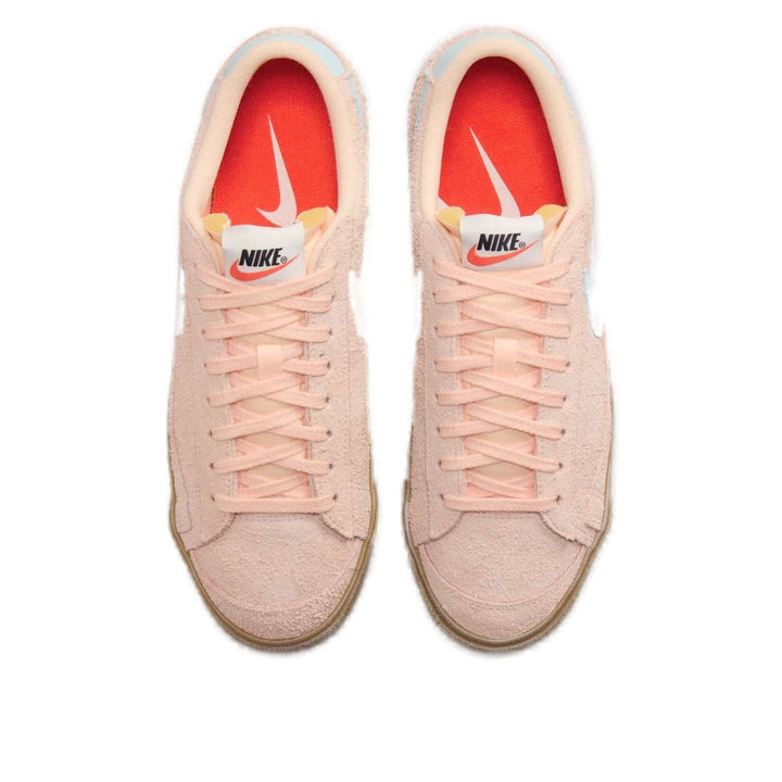NIKE BLAZER LOW 77 VINTAGE CRIMSON TINT GLACIER BLUE (WOMEN&