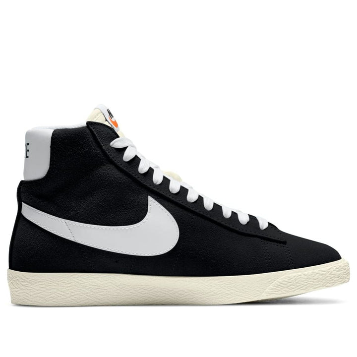 NIKE BLAZER MID SUEDE BLACK WHITE GS