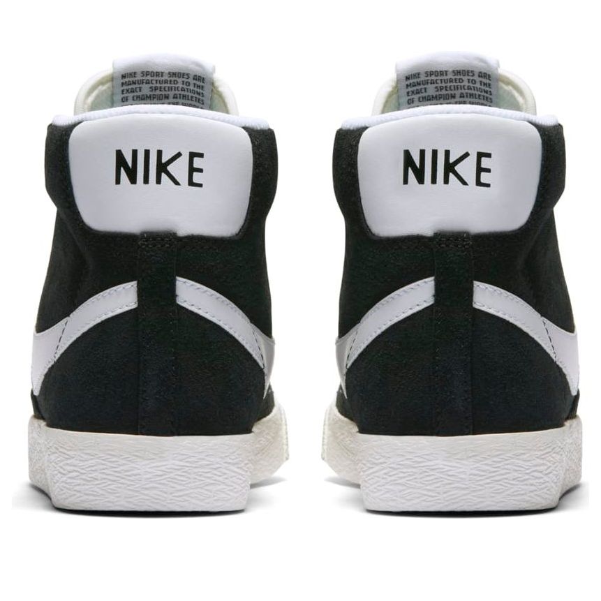 NIKE BLAZER MID SUEDE BLACK WHITE GS